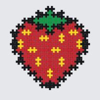 Plus-Plus Strawberry instructions