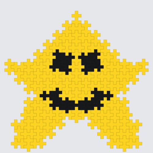 Plus-Plus Super Mario Star instructions