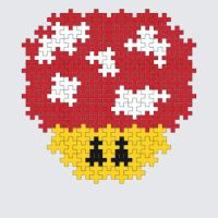 Plus-Plus Super Mushroom instructions