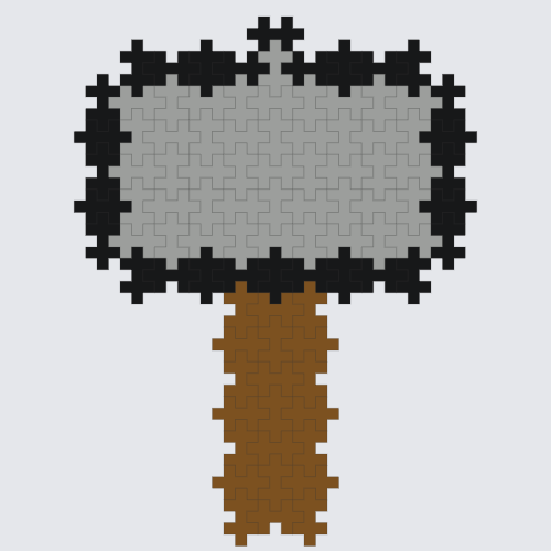 Plus-Plus Thors Hammer
