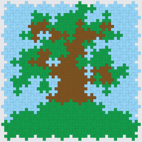 Tree on hilk