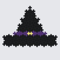 Plus-Plus Witch hat instructions
