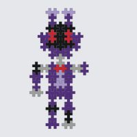 Plus-Plus Withered bonnie instructions