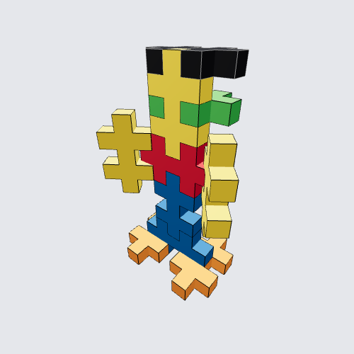 Plus-Plus Basic Mix Man Instructions