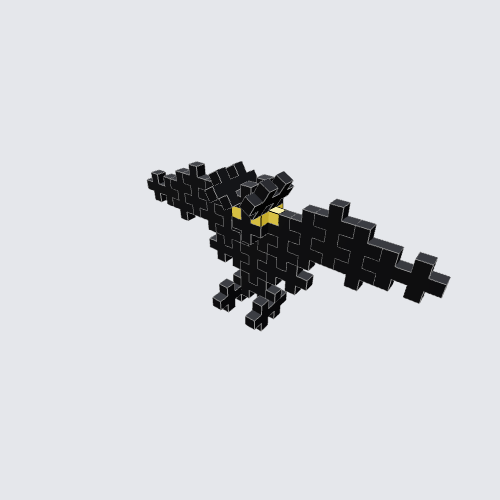 Plus-Plus Bat 3D Instructions