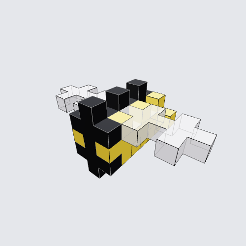 Plus-Plus Bee Instructions