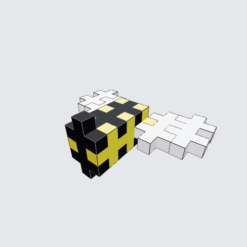 Plus-Plus Bee Instructions
