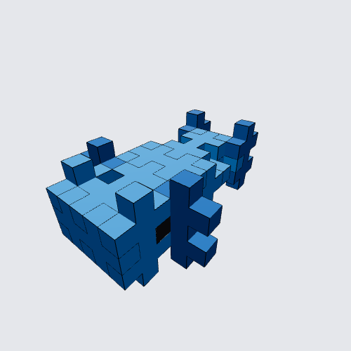 Plus-Plus Blue Axolotl Instructions