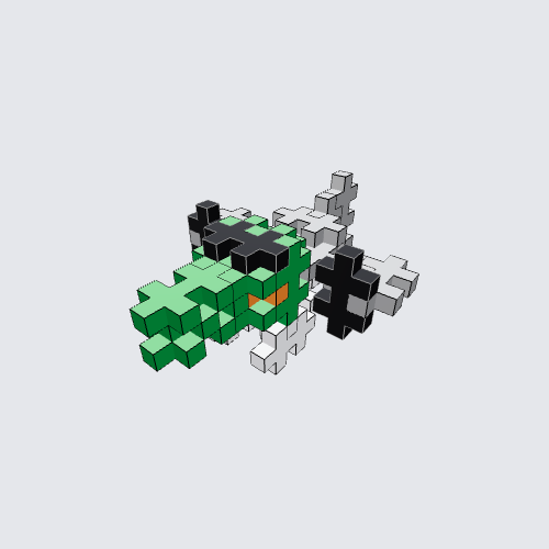 Plus-Plus Bombardino Crocodilo Instructions