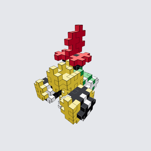 Plus-Plus Bowser Instructions