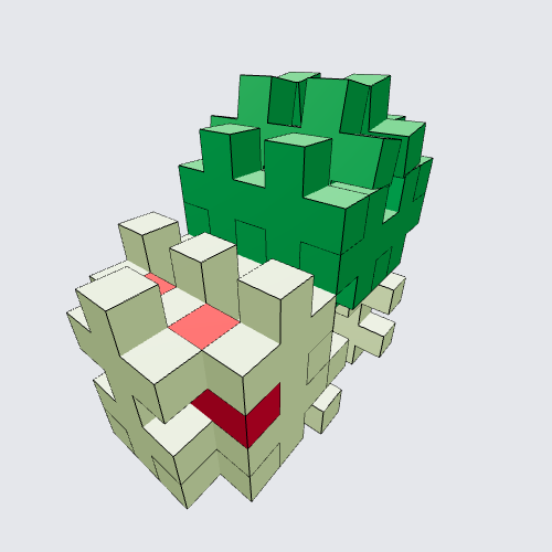 Plus-Plus Bulbasaur Instructions