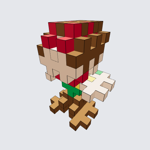 Plus-Plus Chara (Undertale) instructions