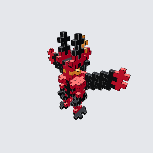 Plus-Plus Diable Instructions