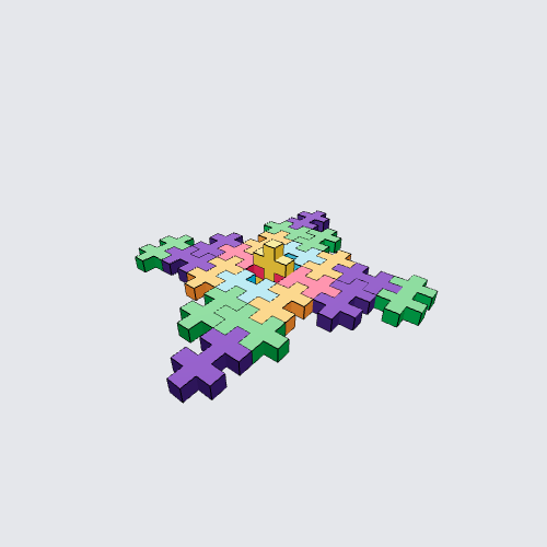 Plus-Plus Dragon blender spinner Instructions