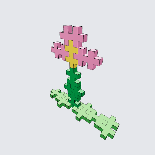Plus-Plus Flowers Instructions