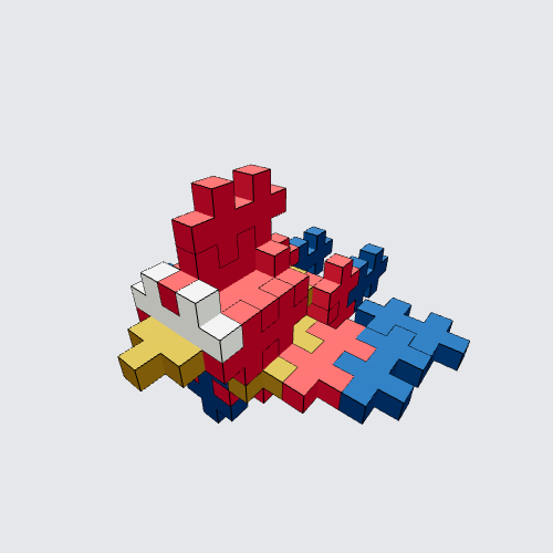 Plus-Plus Flying Iron Bird instructions