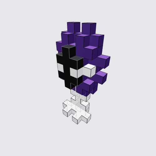 Plus-Plus Gastly Instructions