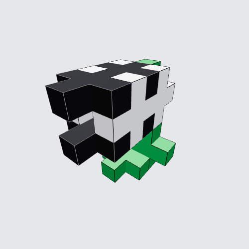 Plus-Plus Goo Piranha plant 3D Instructions