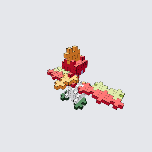 Plus-Plus Ho-Oh Instructions