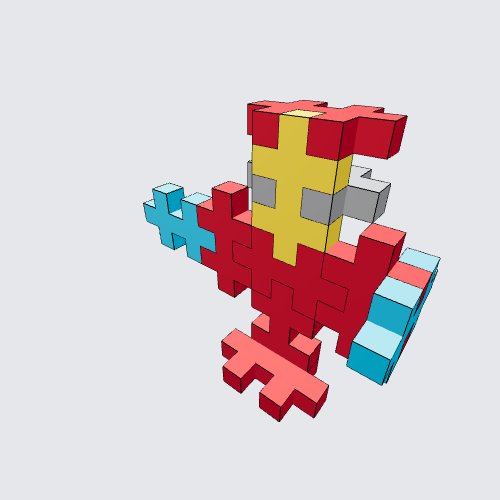 Plus-Plus Iron man Instructions