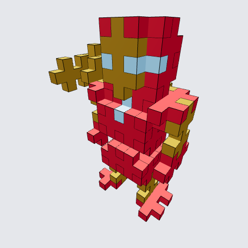 Plus-Plus Iron man Instructions