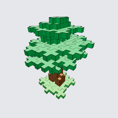 Plus-Plus Large Tree instructions