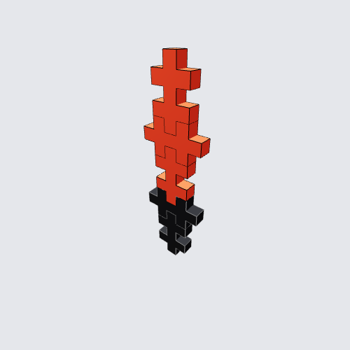 Plus-Plus Lightsaber Instructions