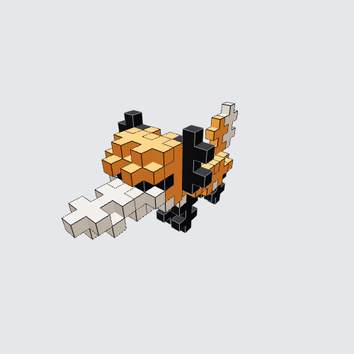 Plus-Plus Little fox Instructions
