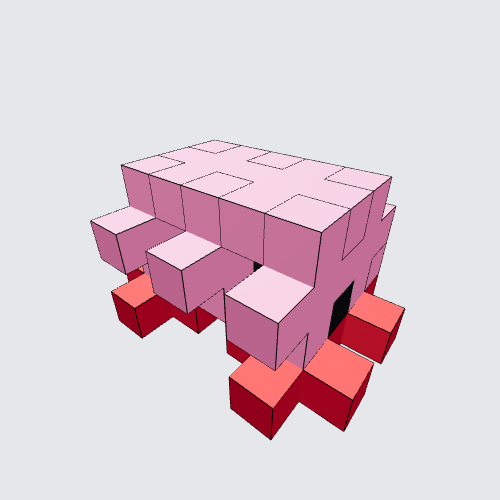 Plus-Plus Mini kirby Instructions