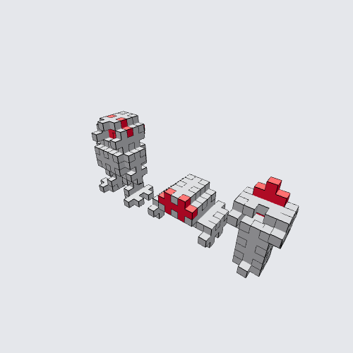 Plus-Plus Mini Robots Instructions