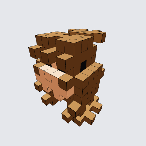 Plus-Plus Monkey 3D Instructions