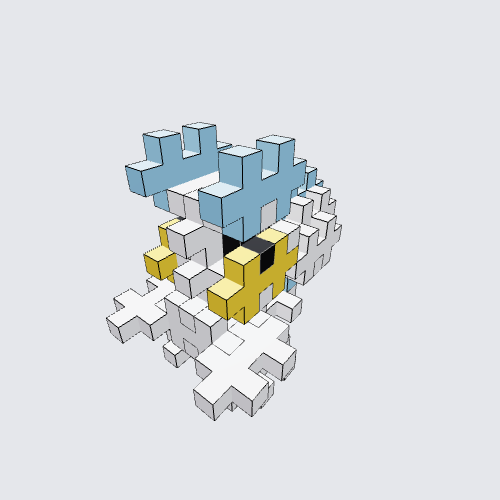 Plus-Plus Pachirisu Instructions
