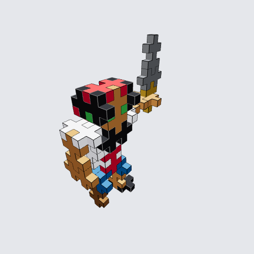 Plus-Plus Pirate Instructions