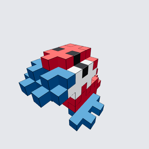 Plus-Plus Porygon Instructions