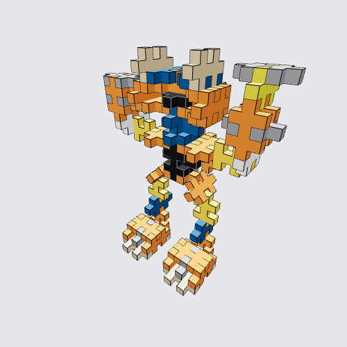 Plus-Plus Rare Wubbox instructions