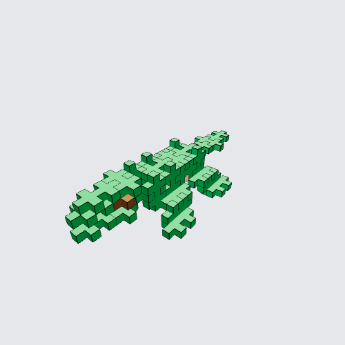 Plus-Plus Reptile instructions