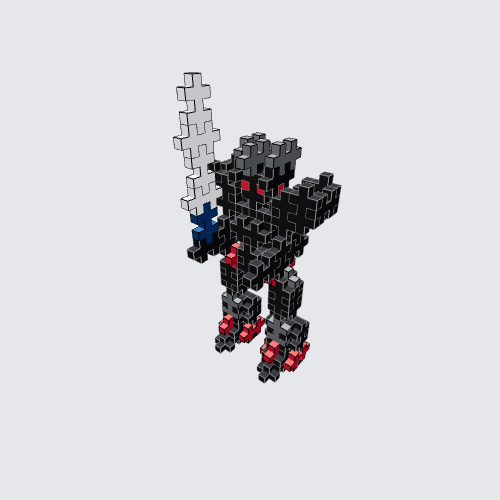 Robot Suit with Sword Plus-Plus Instructions
