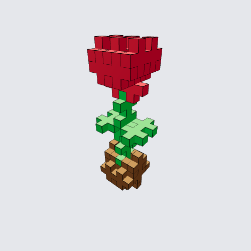 Plus-Plus Rose instructions