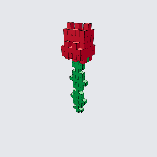 Plus-Plus Rose instructions