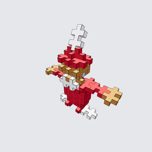 Plus-Plus Santa Instructions