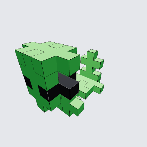 Plus-Plus Serpent Instructions