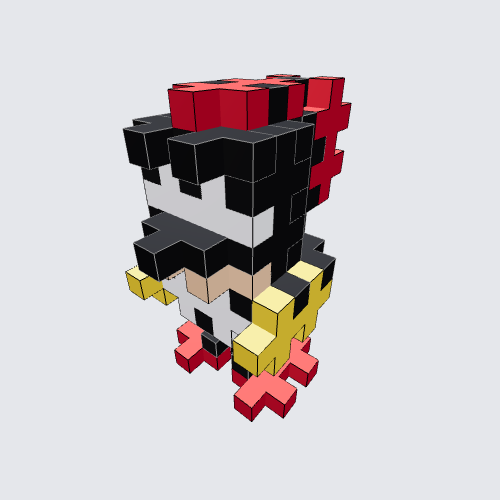 Plus-Plus Shadow the Hedgehog Instructions