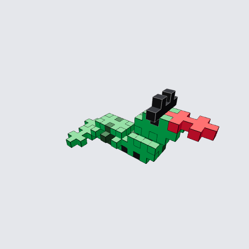 Plus-Plus Snake Instructions
