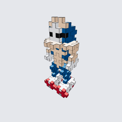 Plus-Plus Sonic instructions