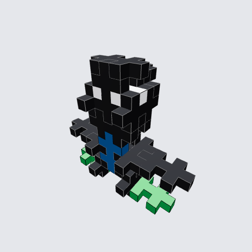 Plus-Plus Spider 3D Instructions