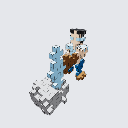 Plus-Plus Steve Minecraft Instructions