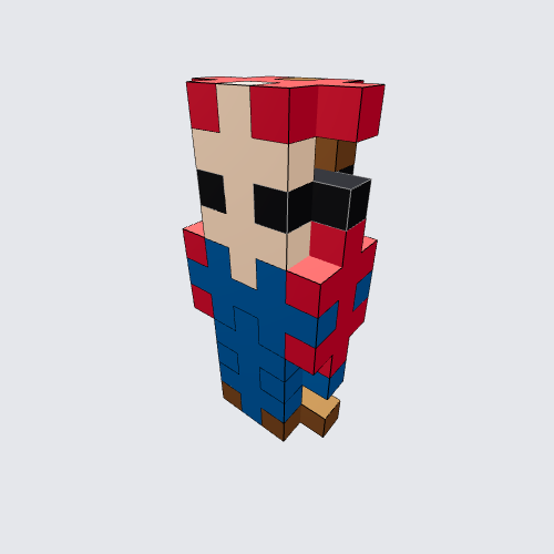 Plus-Plus Super Mario instructions