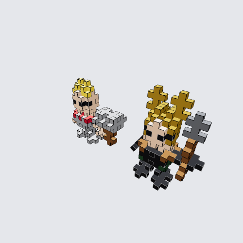 Plus-Plus Thor & Loki Instructions