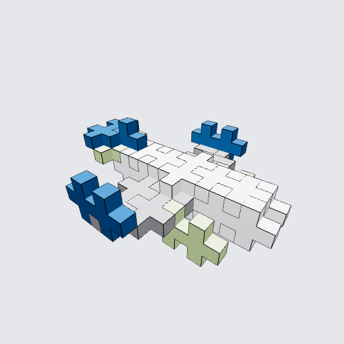Plus-Plus Tiny airplane instructions