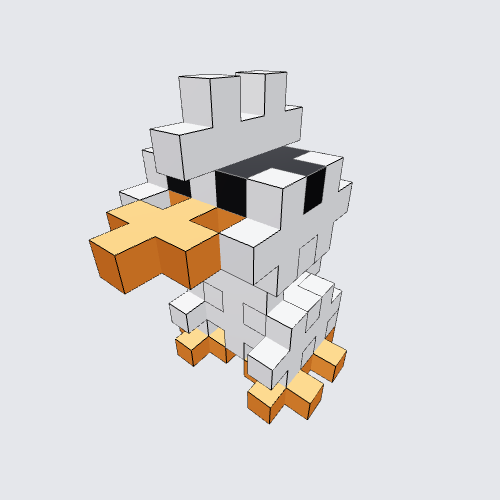 Plus-Plus Tiny goose instructions